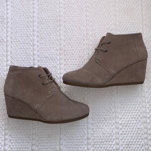 TOMS Wedge Bootie